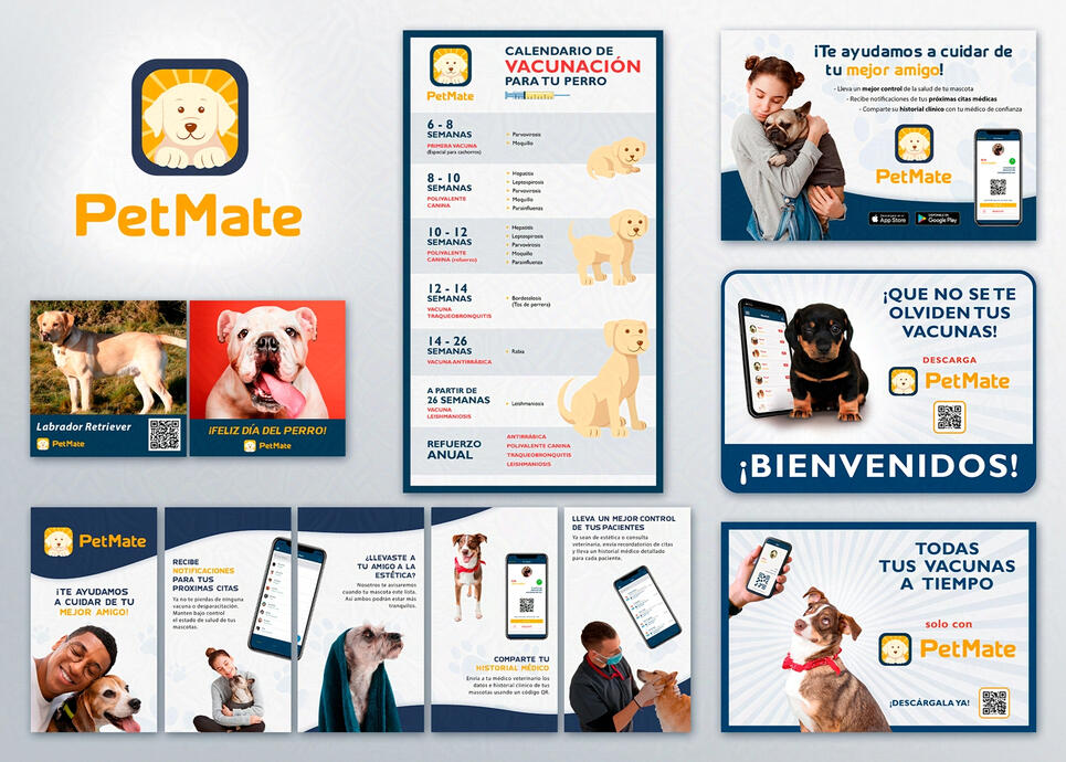 PetMate - App para veterinarios (Branding y publicidad)
