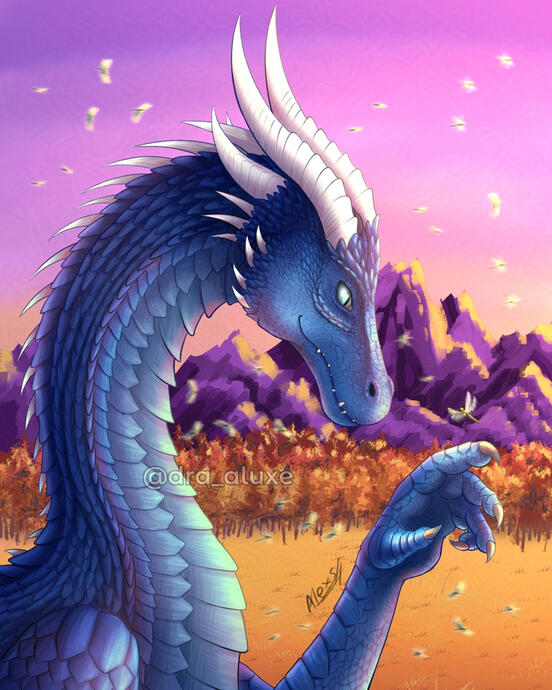 Saphira (Eragon fanart)